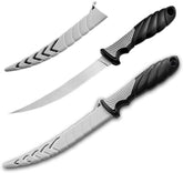 Outdoors Multifunctional Fillet Knife - Sharp Stainless Steel Blade With Sheath, For Filleting Fish, Boning Meat, And Deer Skinning